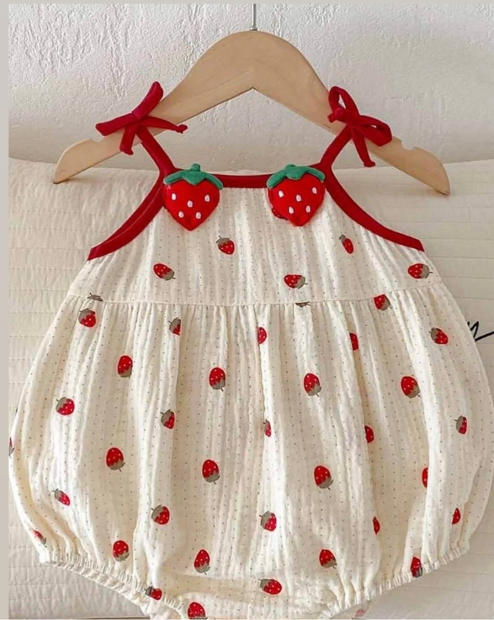 Sweet Strawberry Delight Romper