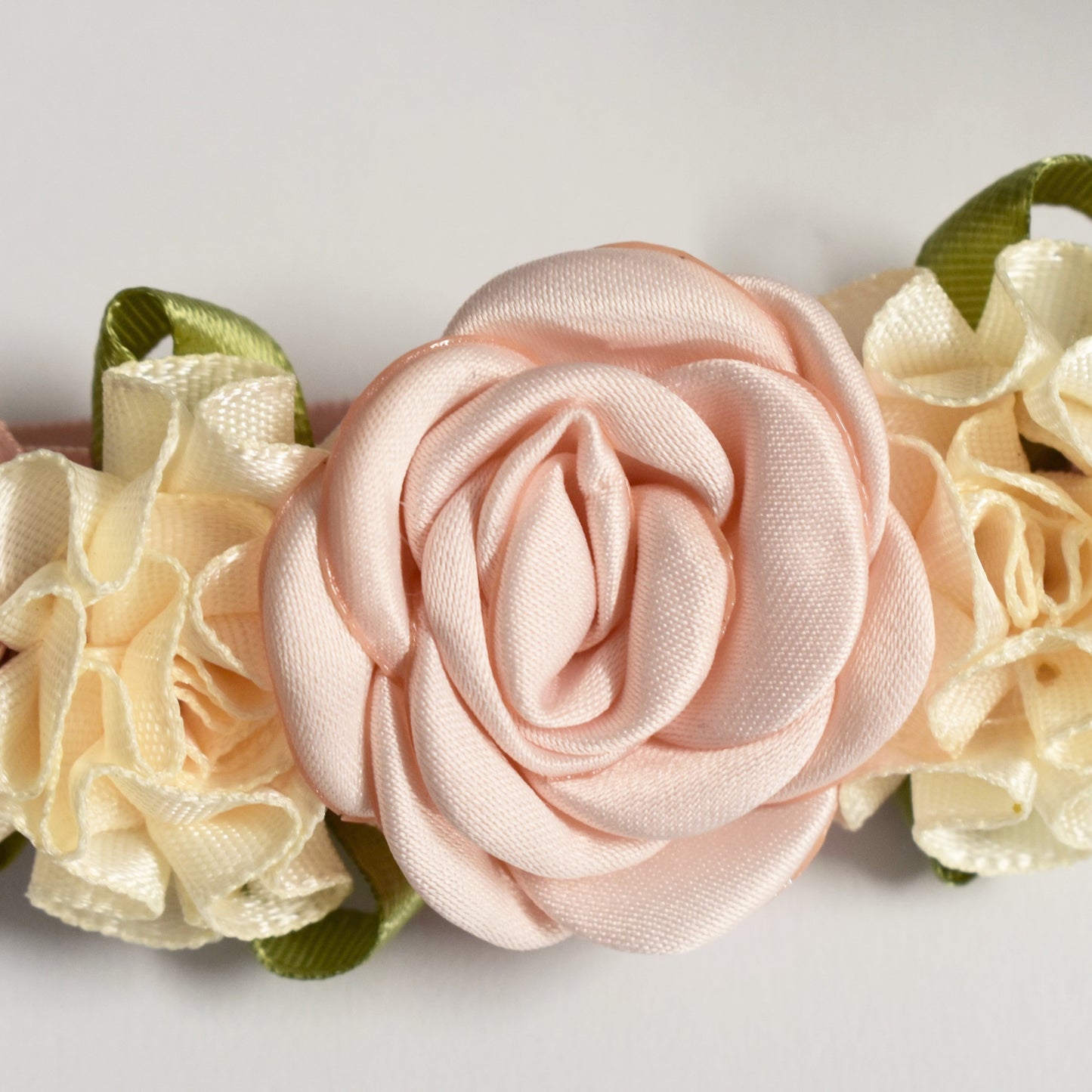 Pink Ribbon floral Headband