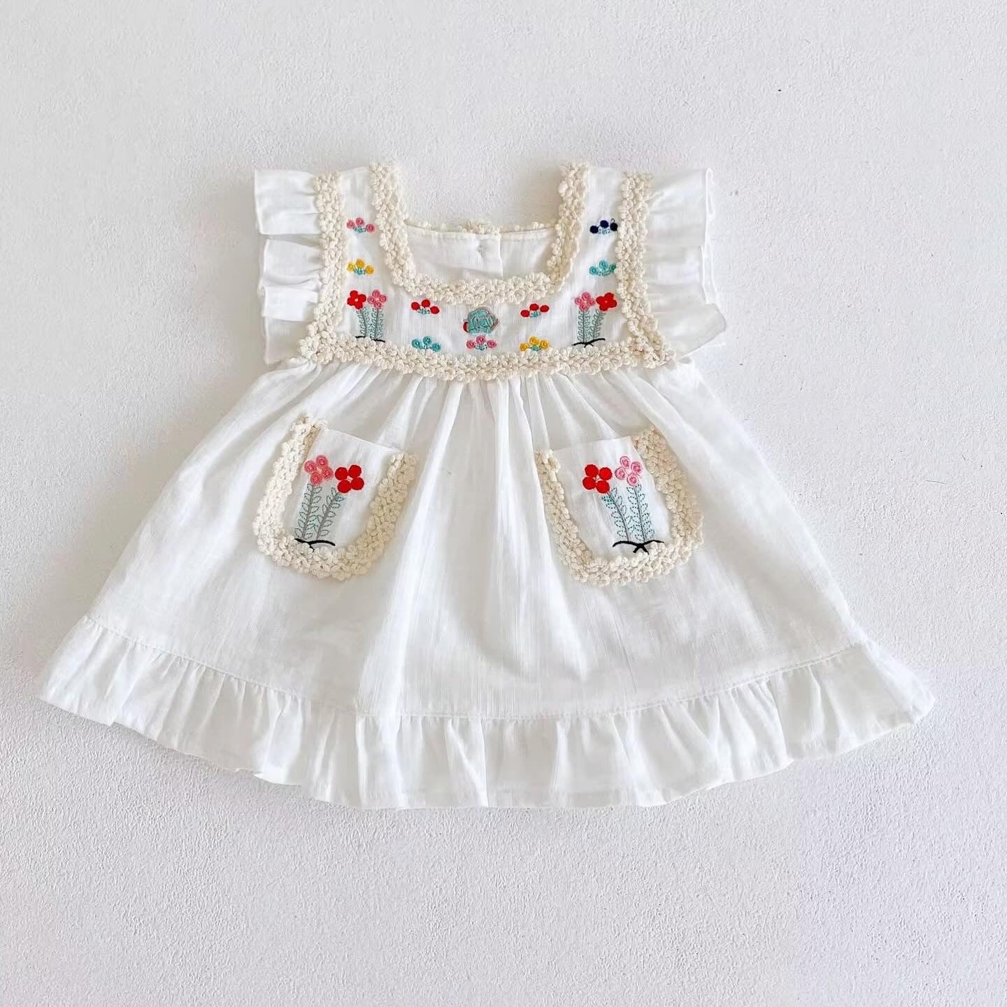 Sweetheart Embroidery Dress