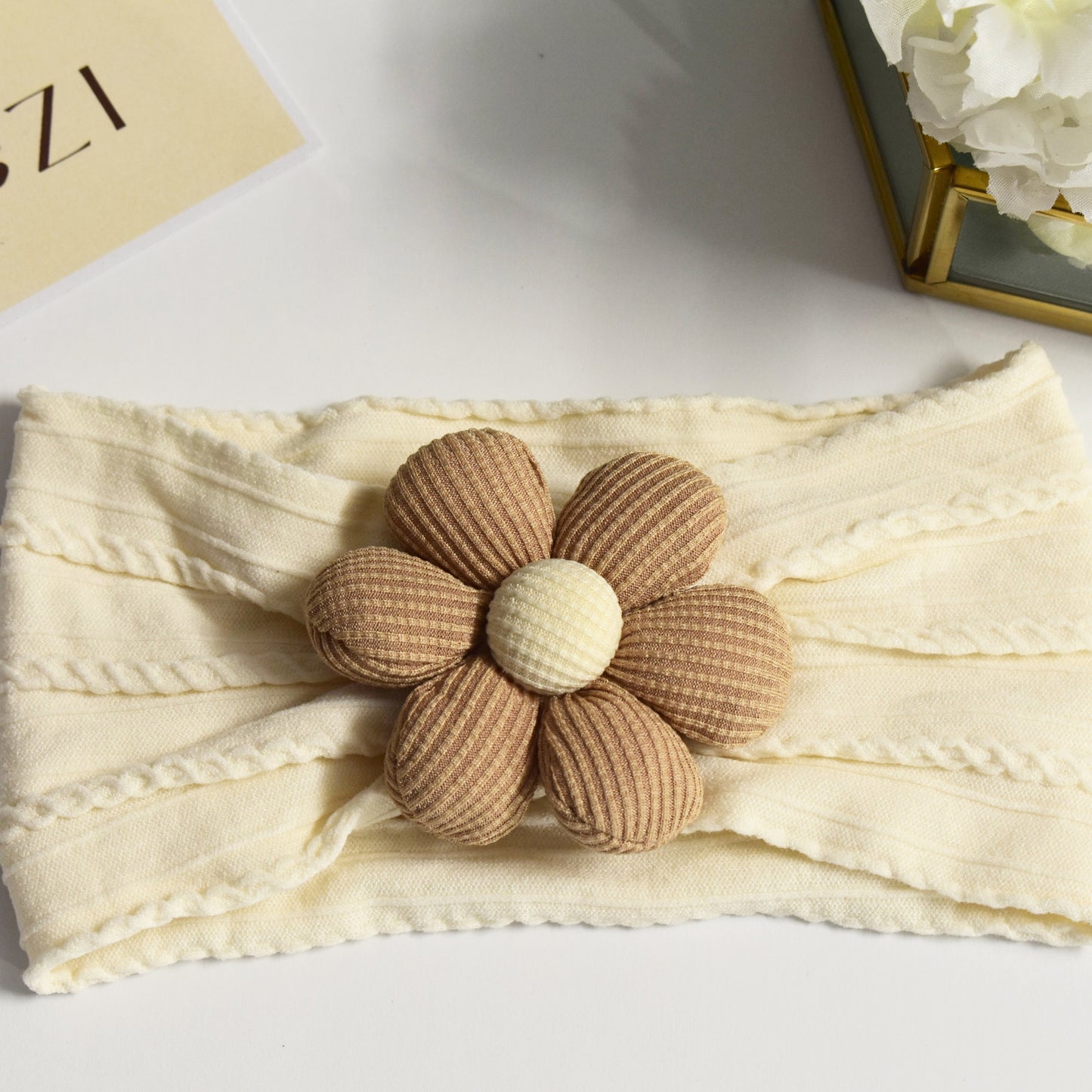 Soft Floral Headband Elastic