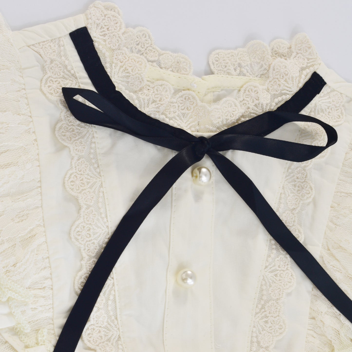 Ivory Lace Romper– Baby Lace Outfit
