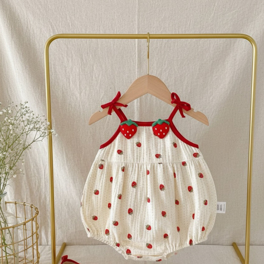 Sweet Strawberry Delight Romper