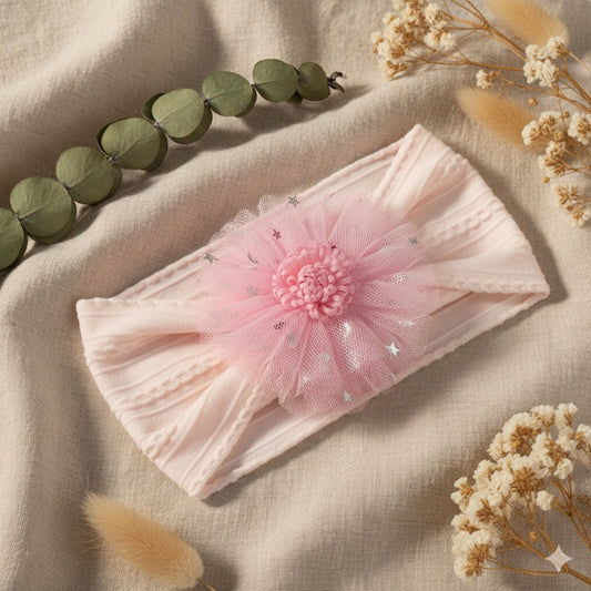 Pink Sparkle Headband & Shoe Set