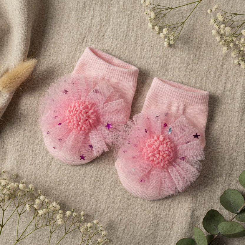 Pink Sparkle Headband & Shoe Set