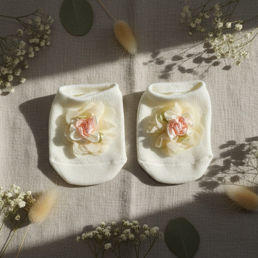 Floral Headband and shoe set