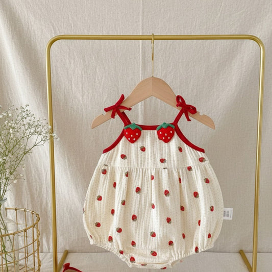 Sweet Strawberry Delight Romper