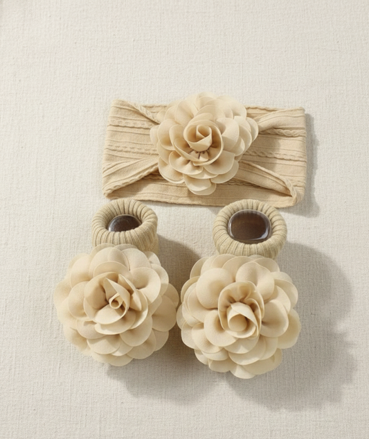 Tulle Headband & Socks Set